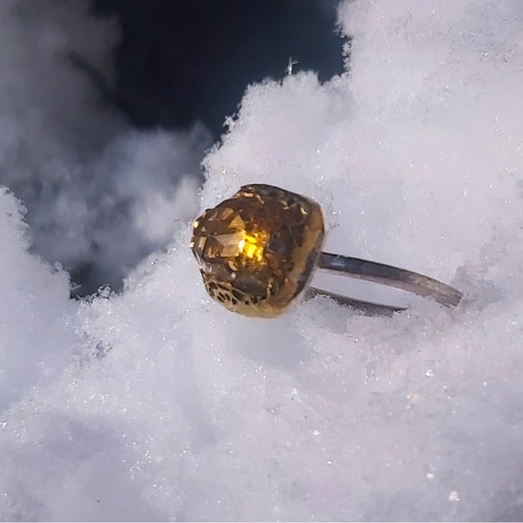 Citrine ring - Picture 2 of 5